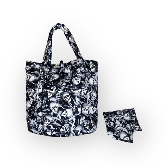 Handmade: Skull Print Sunglasses Case ☻︎ Halloween ☻︎ Quilted Velcro Closure - Picture 7 of 16